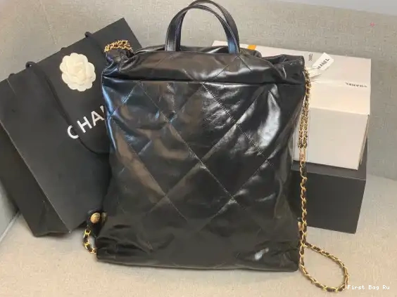 First Bag Ru CHANEL LARGE BACKPACK 22 0503